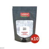1 Kg x 10 Paket Yazar Pudra Şekeri - 1