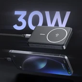 Mcdodo MC-7811 10000Mah 30W Qi2 Kablosuz Powerbank Siyah - 3