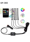ARAÇ İÇİ AYAK ALTI SES DUYARLI ŞERİT LED 4LÜ SET - 1