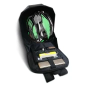 Prıme Karbon, Led Gözlü Motorcu Sırt Çantası Ledli Sırt Çantası, Telefon Kontrol Kask Taşıma Çantası - 9