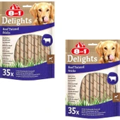 8in1 Delights Köpekler İçin Biftekli Ödül Çubuğu 190 Gr X 2 Adet - 1