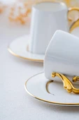 Acar Luno Duo Gold 2 Kişilik Kahve Fincan Takımı SCT-06171 - 3