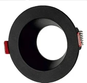 CATA Lion yuvarlak spot lamba siyah kasa sıva altı GU10 CT-5091 LED ışık (Ampul Hariç) - 1