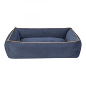Pet Comfort Golf  Köpek Yatağı Parliament Mavi w Hardal Biye M 90x70cm thumbnail 1
