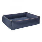 Pet Comfort Golf  Köpek Yatağı Parliament Mavi w Hardal Biye L 105x80cm thumbnail 2