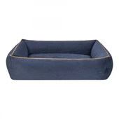 Pet Comfort Golf  Köpek Yatağı Parliament Mavi w Hardal Biye L 105x80cm thumbnail 1