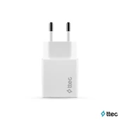 Ttec Smart Fast Charger 2.1A UsbA to Micro Kablolu Seyahat Şarj Aleti Set Beyaz - 5