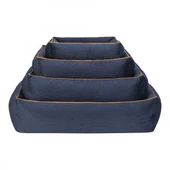 Pet Comfort Golf  Köpek Yatağı Parliament Mavi w Hardal Biye L 105x80cm thumbnail 4