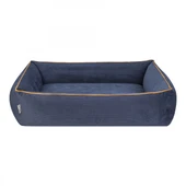 Pet Comfort Golf  Köpek Yatağı Parliament Mavi w Hardal Biye L 105x80cm thumbnail 3