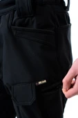 Erkek Siyah İçi Polar Su İtici Rüzgar Geçirmez Kışlık Softshell Outdoor Pantolon Metam Marka - 2