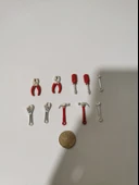 minyatür tamir el aletleri 10 tane set - 5