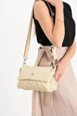 571 collections Suni Deri Omuz Çantası Krem (Model: 571-13-17M) thumbnail 1