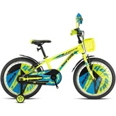 KRON X-FORCE 16 JANT MTB - 10' - Vitessiz - V.B. -Neon Sarı- Siyah-Mavi - 1