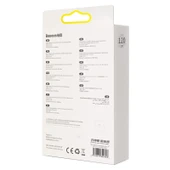 Baseus Crystal 2.4A USB-A to Lightning 1.2m Kablo - Mor - 8