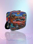 Relaxion Simli Kırmızı Araba Desenli Thermal Beslenme Çantası 3323-6 - 3