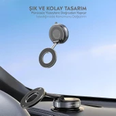 Zipax Galaxy A21 A21s A22 A23 A24 A25 Vakumlu Magsafe Destekli 360° Araç Telefon Tutucu K007 thumbnail 6