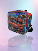 Relaxion Simli Kırmızı Araba Desenli Thermal Beslenme Çantası 3323-6 - 4