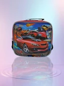 Relaxion Simli Kırmızı Araba Desenli Thermal Beslenme Çantası 3323-6 - 1
