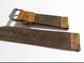 Fado Her Saate Uygun Bombeli  20   mm Hakiki  Deri Kordon Akıllı  Pimli   TABA   (208) thumbnail 4