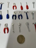 minyatür tamirci el aletleri 20 tane set.karışık renk - 3