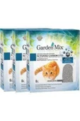 Gardenmix Aktif Karbonlu Kokusuz Ince Taneli Kedi Kumu 6 Lt x 3 Adet - 1