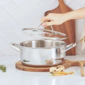 Karaca Power Steel 3 Ply 24 cm 4,6 lt Çelik Tencere - 4