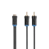 Hytech HY-B105 0.3m Dişi Stereo To 2 RCA Ses Kablosu - 1