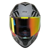 MTS M-910 MAT BEE GÜNEŞ VİZÖRLÜ KASK - 3