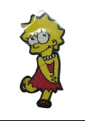 Aplike Ütü İle Yapışan Simpson Lisa Arma 6x2,5 cm - 1