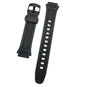 Casio W-756-1 Orijinal Silikon Siyah Saat Kordonu - 1