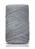 Pamuk Makrome 2 mm Gri - 1