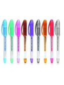 Pensan Simli Jel Kalem 1Mm Kırmızı 4 adet - 1