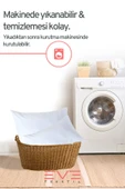 6 Adet Çizgili Saten Fermuarlı Antialerjik Yıkanabilir Silikon Elyaf Yüksek Dolgulu Yastık 900 gr - 8
