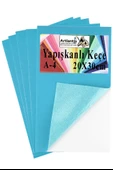 Yapışkanlı Keçe A4 20X30 cm 5 li 1 Paket 2.0 mm Kendinden Yapışkanlı Renkli Hobi Keçesi Elişi Keçe Kumaşı Anasınıfı Kreş - 1
