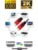 Apronx 5 Metre Örgülü HDMI Kablo - 5 Metre HDMI to HDMI Kablo Örgülü Form 1.4V - 4