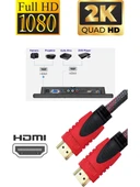 Apronx 5 Metre Örgülü HDMI Kablo - 5 Metre HDMI to HDMI Kablo Örgülü Form 1.4V - 1