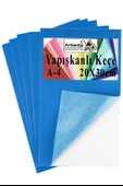 Yapışkanlı Keçe A4 20X30 cm 5 li 1 Paket 2.0 mm Kendinden Yapışkanlı Renkli Hobi Keçesi Elişi Keçe Kumaşı Anasınıfı Kreş - 12