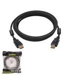 Gabble HDMI Kablosu 5mt Gold 3D 4K Örgülü Filtreli Gabble Gab-05 - 1