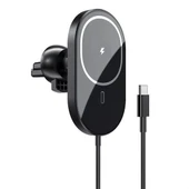 Buffer® 15w Mıknatıslı Takılabilen Hızlı Şarj Tüm Cihaz Ve Araçlara Uyumlu Araç İçi Şarj Cihazı - 2
