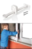 BUFFER® Bebek Çocuk Evcil Hayvan Güvenlik Ayarlanabilir Koruyucu Pencere Havalandırma Kilidi - 6