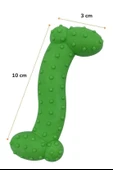 BUFFER® Tiny Kemik Oyuncağı Tırtıklı Yüzey Küçük Kemik Plastik Köpek Oyuncağı - 6