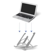 BUFFER® Ayarlanabilir Plastik Dizüstü Destek Tabanı Katlanabilir Taşınabilir Laptop Sehpası Yükselti - 4