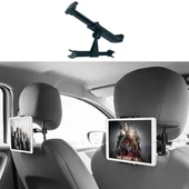 BUFFER® Oto Koltuk Arkası Telefon Tablet Tutucu Ayarlanabilir 360 Derece Dönebilen Pratik Stand - 1