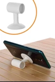BUFFER®  4 Adet Çok Amaçlı Vakumlu Kapı Stoperi,Kablo Organizeri,Telefon Sabitleyici - 6