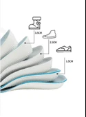 Topuk Yükseltici Silikon Tabanlık 2,5 cm - 3