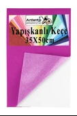 Yapışkanlı Keçe 35x50 cm 1 Adet 2.0 mm Kendinden Yapışkanlı Renkli Hobi Keçesi Elişi Keçe Kumaşı Anasınıfı Kreş Etkinlik - 5