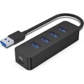 GABBLE USB-C 4 PORT USB + 1 PORT TYP-C - 1
