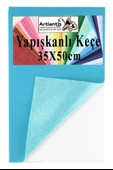 Yapışkanlı Keçe 35x50 cm 1 Adet 2.0 mm Kendinden Yapışkanlı Renkli Hobi Keçesi Elişi Keçe Kumaşı Anasınıfı Kreş Etkinlik - 1