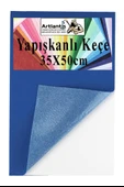 Yapışkanlı Keçe 35x50 cm 1 Adet 2.0 mm Kendinden Yapışkanlı Renkli Hobi Keçesi Elişi Keçe Kumaşı Anasınıfı Kreş Etkinlik - 10