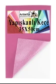 Yapışkanlı Keçe 35x50 cm 1 Adet 2.0 mm Kendinden Yapışkanlı Renkli Hobi Keçesi Elişi Keçe Kumaşı Anasınıfı Kreş Etkinlik - 2
